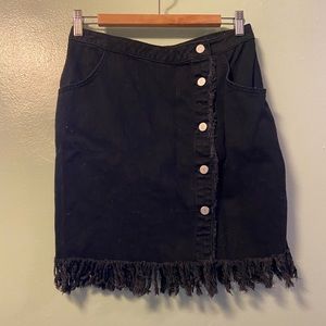 Pilcro high waisted denim skirt